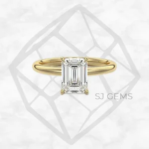 the imperial emerald engagement ring by SJ Gems