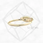 the embrace | marquise with 9k yellow gold metal and  shape diamond