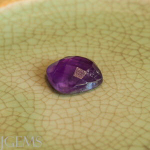 Amethyst 5.64ct Rounded SQ Checkerboard