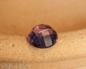 Amethyst 12.65ct Round Checkerboard Pair