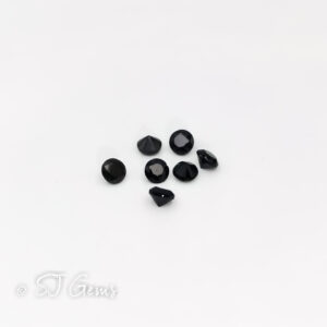 Black Sapphire 2mm Round