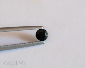 Spinel Black 4mm Round