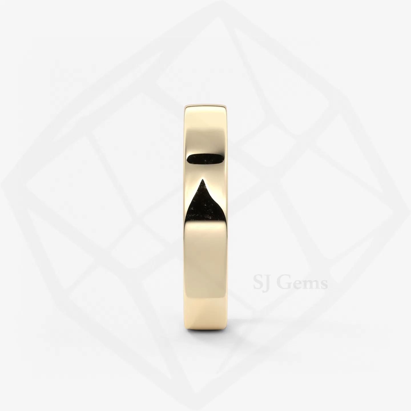 Kraal Edge Square 4mm, yellow, view 2